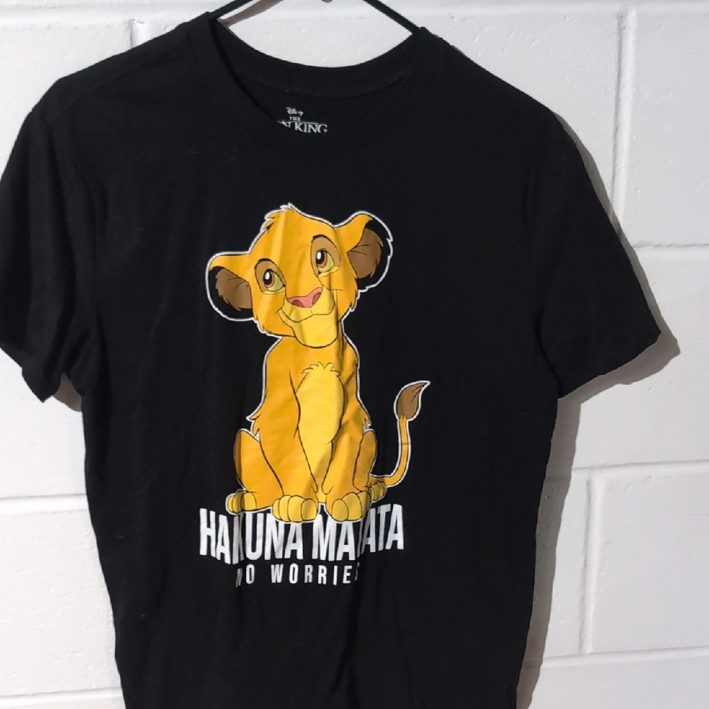 Disney Black Shirt Simba Design